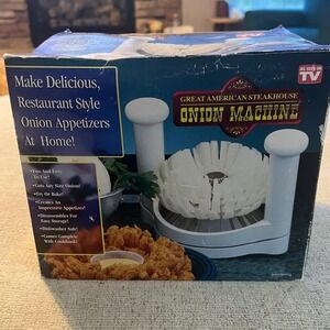 Great American Steakhouse Onion Machine As Seen On TV Blooming Onion Maker White